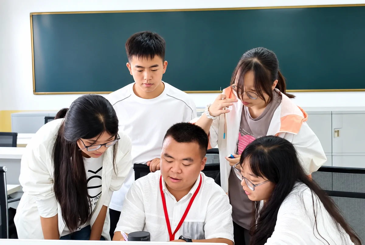 学生复习讨论